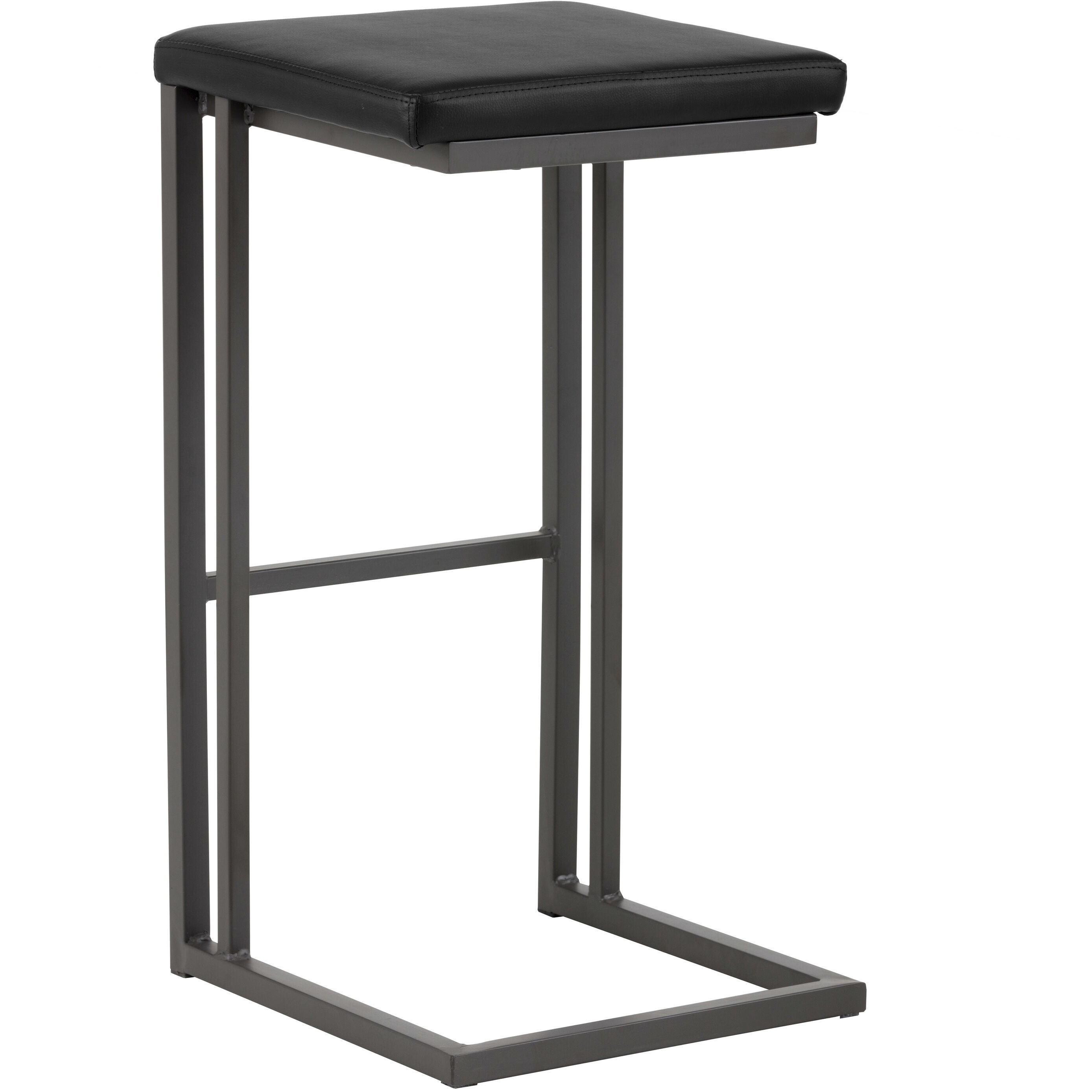 Boone 30 inch Grey / Onyx Barstool, Set Of 2